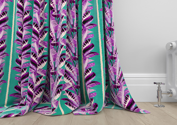 Miami, Purple - Made To Measure Curtains - Image 6